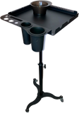 Hairdressing assistant N5 black metal trolley hair extension table