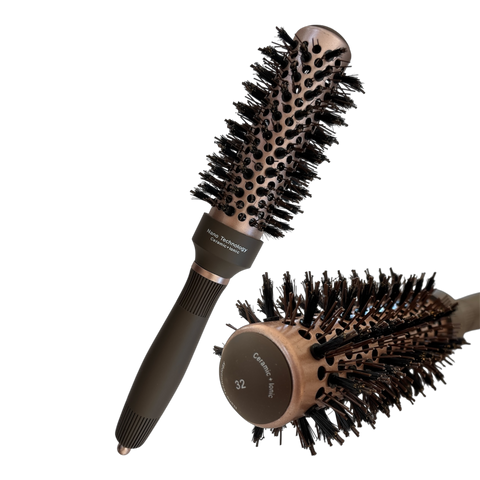 CERAMIC IONIC THERMAL HAIR BRUSH FOR STYLING AND BLOW DRYING 32 MM