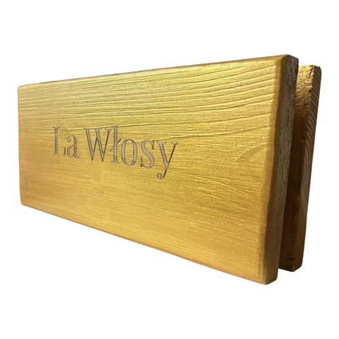 KARTACZ TWARDY DO KAPSULACJI WŁOS&Oacute;W PROFESJONALNY 28 CM ZŁOTY