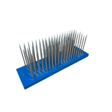 HARD HAIR BLENDING BOARD FOR HAIR EXTENSIONS, PLASTIC, BLUE